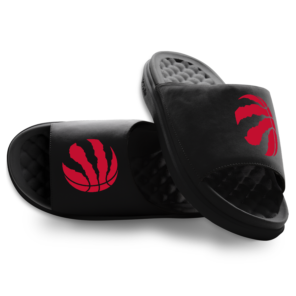 Unisex ISlide Black Toronto Raptors Primary Motive Slide Sandals