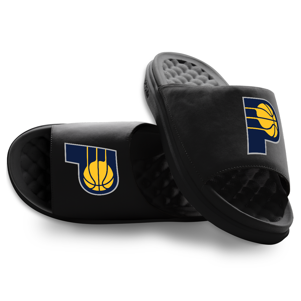 Unisex ISlide Black Indiana Pacers Primary Motive Slide Sandals Unisex ISlide Black Indiana Pacers Primary Motive Slide Sandals