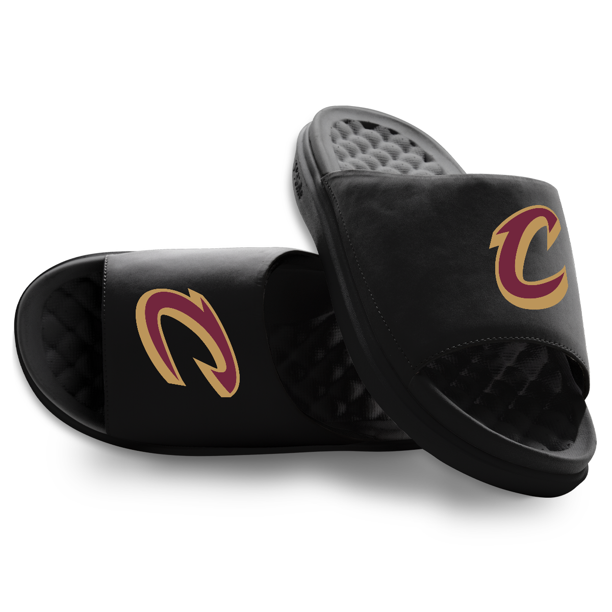 Unisex ISlide Black Cleveland Cavaliers Primary Motive Slide Sandals