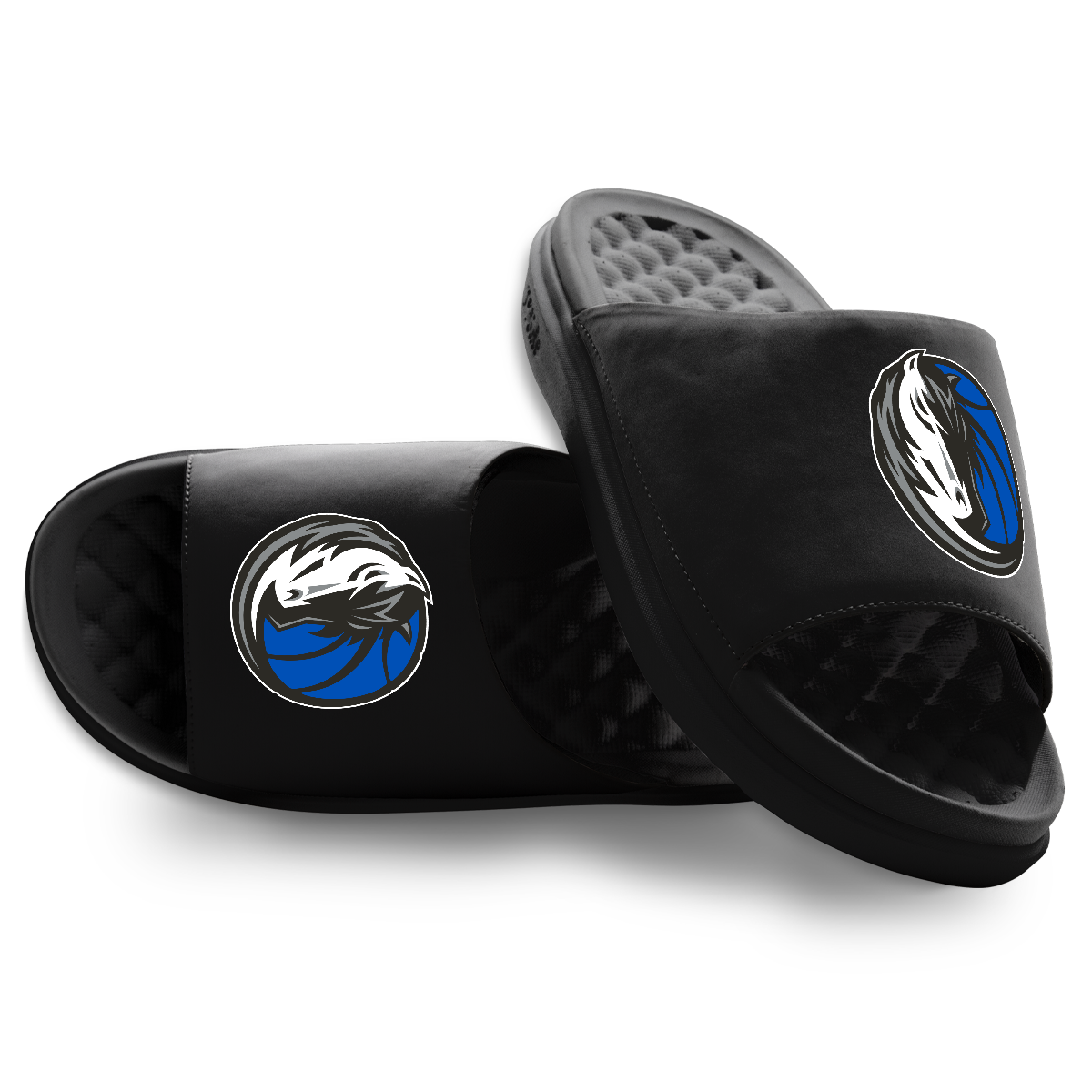 Unisex ISlide Black Dallas Mavericks Primary Motive Slide Sandals