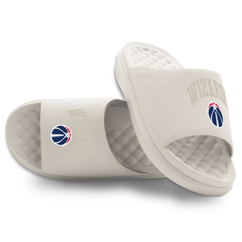 Unisex ISlide Cream Washington Wizards Tonal Pop Motive Slide Sandals