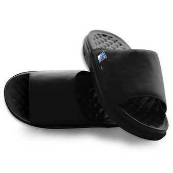 Unisex ISlide Black New York Rangers Minimalistic Motive Slide Sandals