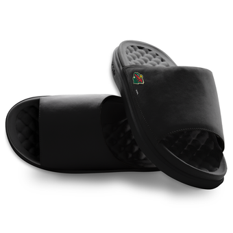 Unisex ISlide Black Minnesota Wild Minimalistic Motive Slide Sandals