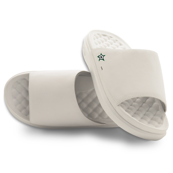 Unisex ISlide Cream Dallas Stars Minimalistic Motive Slide Sandals