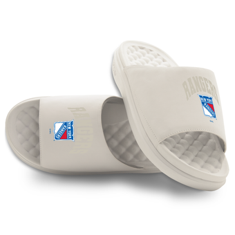 Unisex ISlide Cream New York Rangers Tonal Pop Motive Slide Sandals