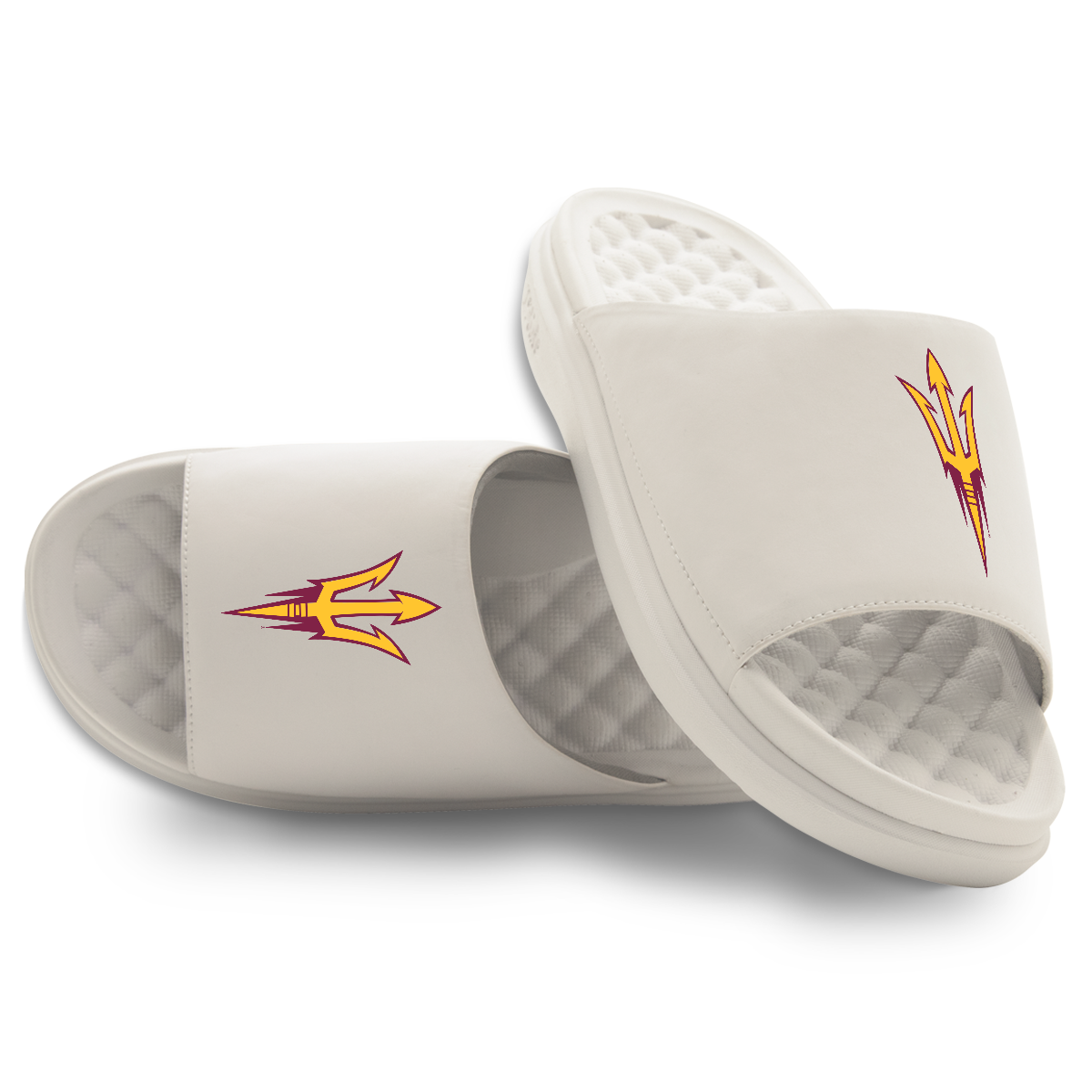 Unisex ISlide Cream Arizona State Sun Devils Primary Motive Slide Sandals Unisex ISlide Cream Arizona State Sun Devils Primary Motive Slide Sandals