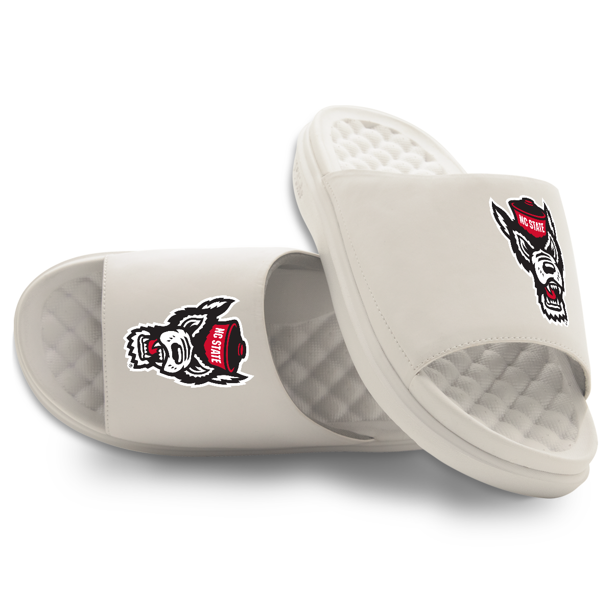 Unisex ISlide Cream NC State Wolfpack Primary Motive Slide Sandals Unisex ISlide Cream NC State Wolfpack Primary Motive Slide Sandals