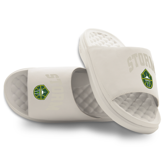 Unisex ISlide Cream Seattle Storm Tonal Pop Motive Slide Sandals