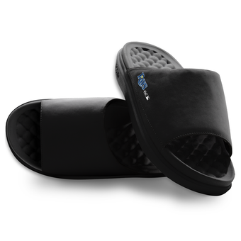 Unisex ISlide Black Tampa Bay Rays Minimalistic Motive Slide Sandals