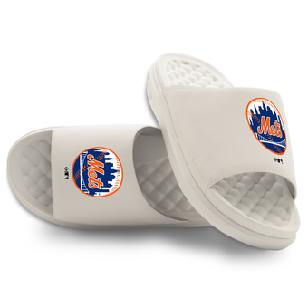 Unisex ISlide Cream New York Mets Primary Motive Slide Sandals