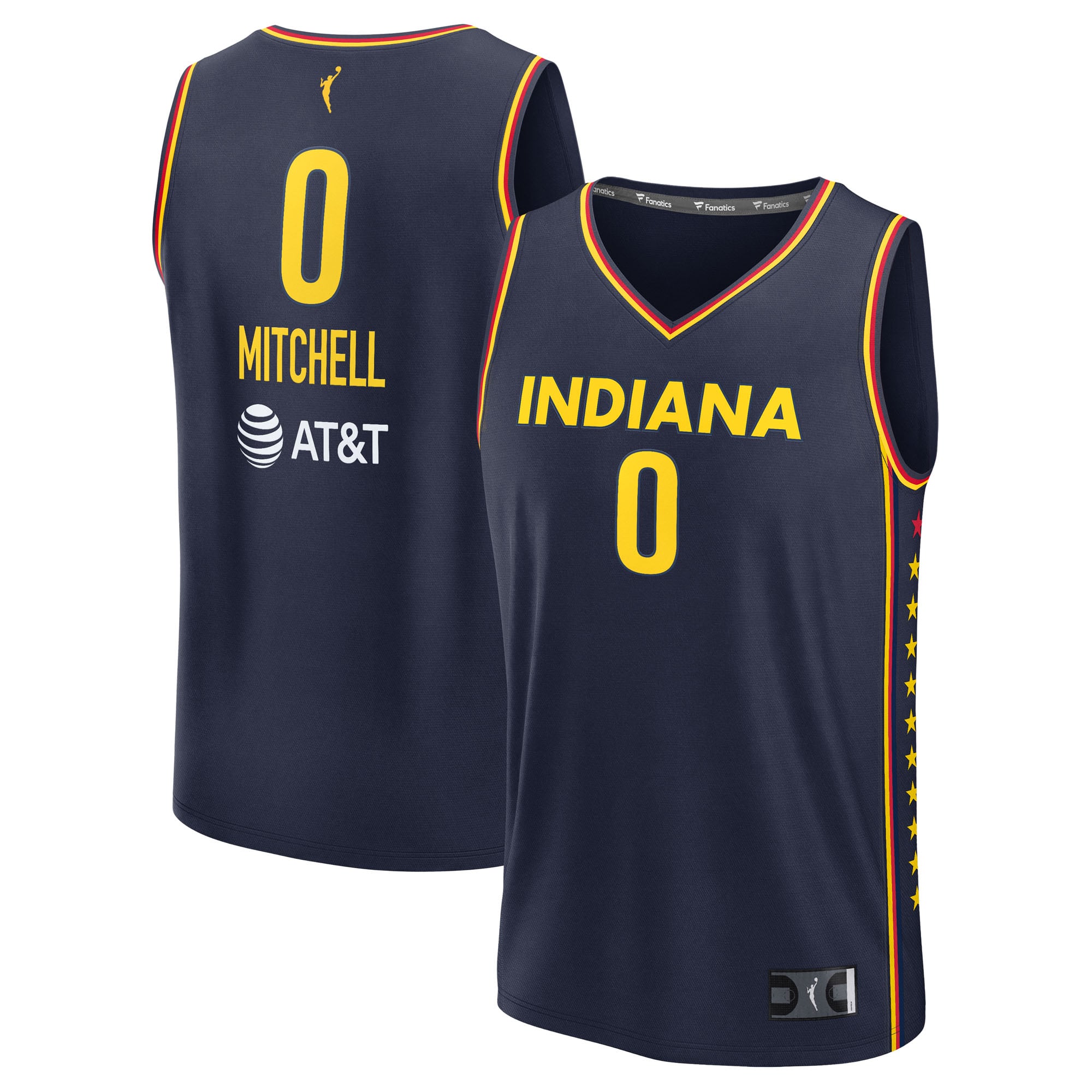 Youth Fanatics Kelsey Mitchell Navy Indiana Fever Explorer Edition Fast Break Replica Jersey