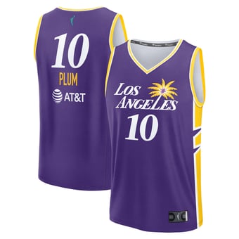 Unisex Fanatics Kelsey Plum Purple Los Angeles Sparks Explorer Edition Fast Break Replica Jersey