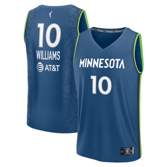 Youth Fanatics Courtney Williams Blue Minnesota Lynx Explorer Edition Fast Break Replica Jersey