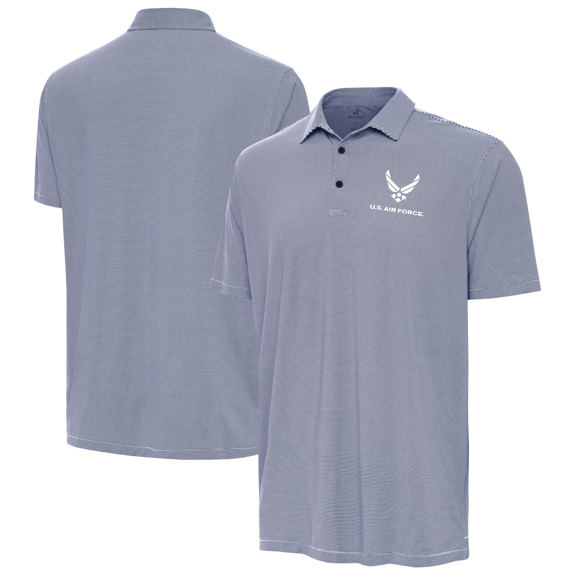 Men's Antigua Navy Air Force Twine Polo