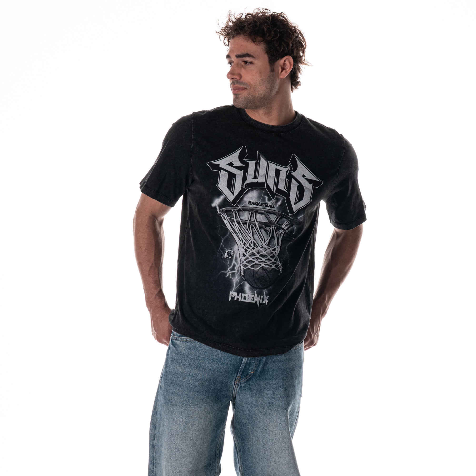 Unisex The Wild Collective Black Phoenix Suns 2025/26 City Edition Band T-Shirt