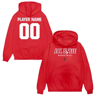 Unisex Red Louisville Cardinals NIL Pick-A-Player Women's Basketball Pullover Hoodie