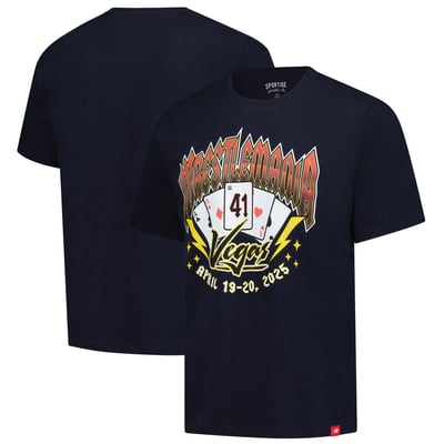 Men's Sportiqe Navy WrestleMania 41 Duke T-Shirt