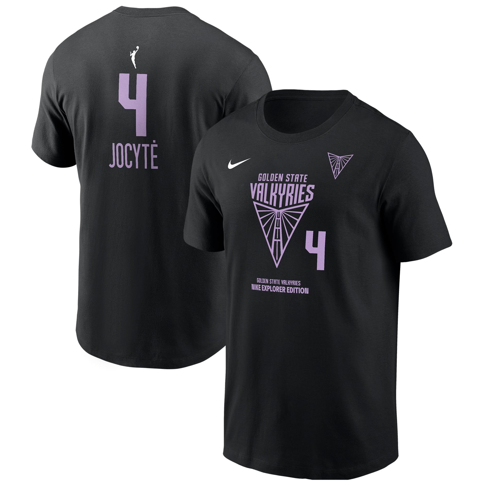Unisex Nike Justė Jocytė Black Golden State Valkyries Name & Number T-Shirt