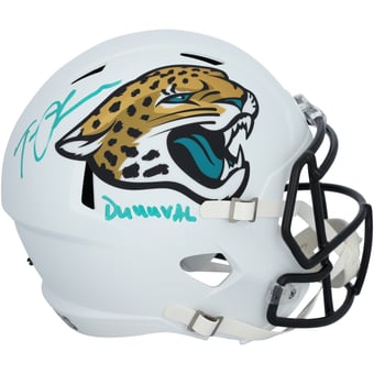 Trevor Lawrence Jacksonville Jaguars Autographed Riddell 2024 Alternate Speed Replica Helmet with "Duuuval" Inscription