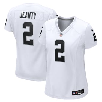 Women's Nike Ashton Jeanty  White Las Vegas Raiders  Game Jersey