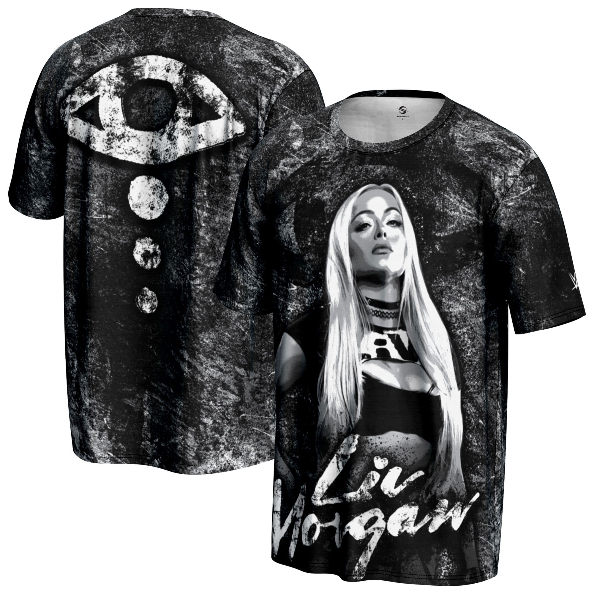 Men's ProSphere Black Liv Morgan Superstar T-Shirt