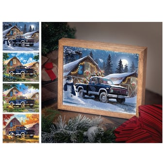 Tennessee Titans 12" x 11" Four Seasons LED Light Box