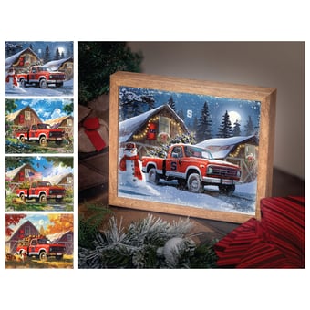 Syracuse Orange 12" x 11" Four Seasons LED Light Box