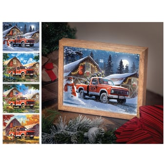 Cincinnati Bengals 12" x 11" Four Seasons LED Light Box