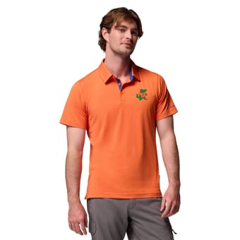 Men's Columbia  Orange Florida Gators Trail Omni-Shade Polo