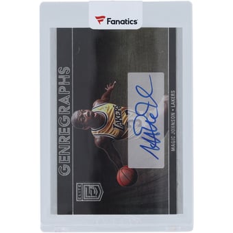 Magic Johnson Los Angeles Lakers Autographed 2023-24 Panini Elite Genregraphs #GG-MJL Card