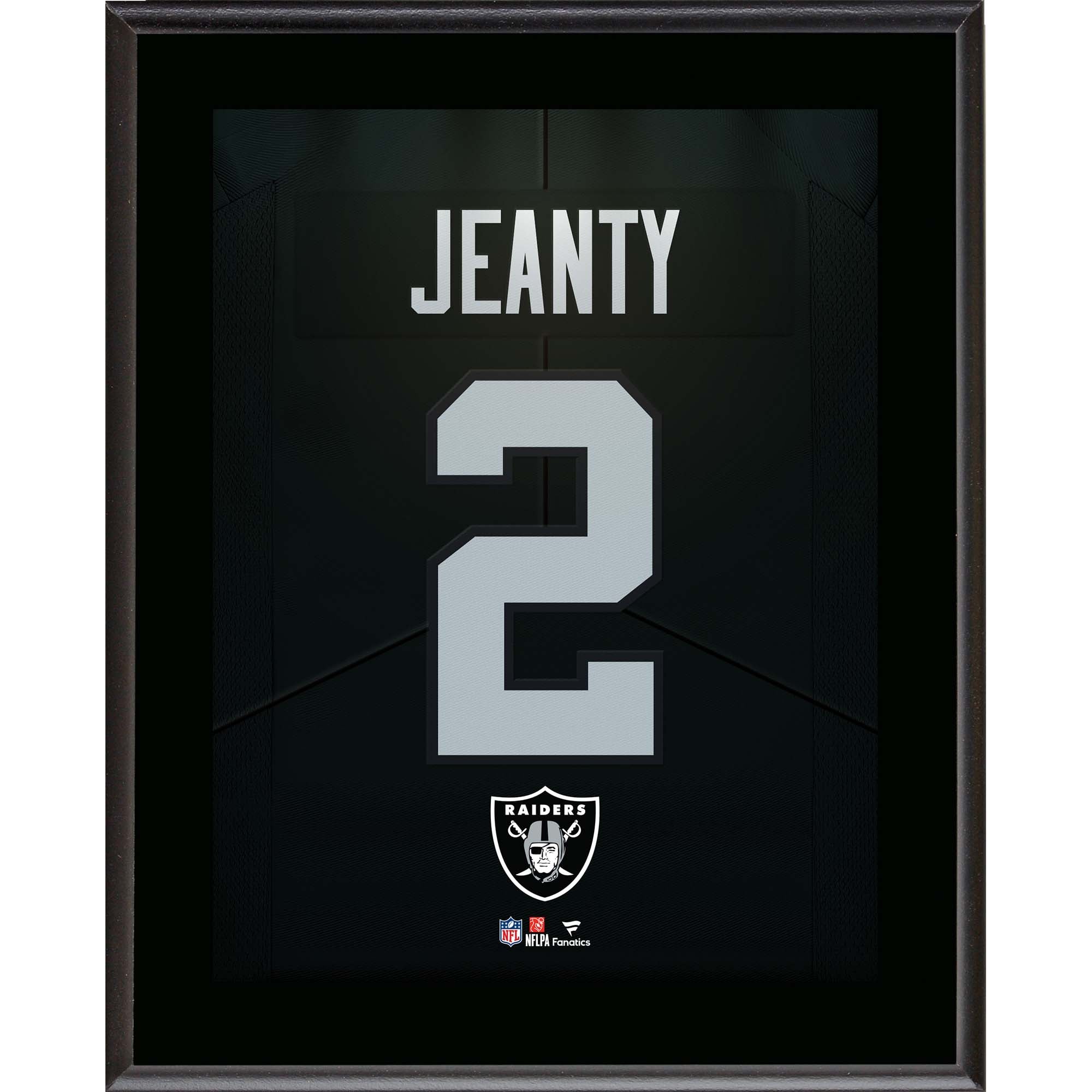 Ashton Jeanty Las Vegas Raiders 10.5″ x 13″ Jersey Number Sublimated Player Plaque Ashton Jeanty Las Vegas Raiders 10.5″ x 13″ Jersey Number Sublimated Player Plaque