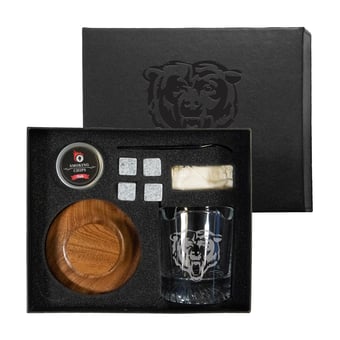 Chicago Bears Nine-Piece Whiskey Smoke Set