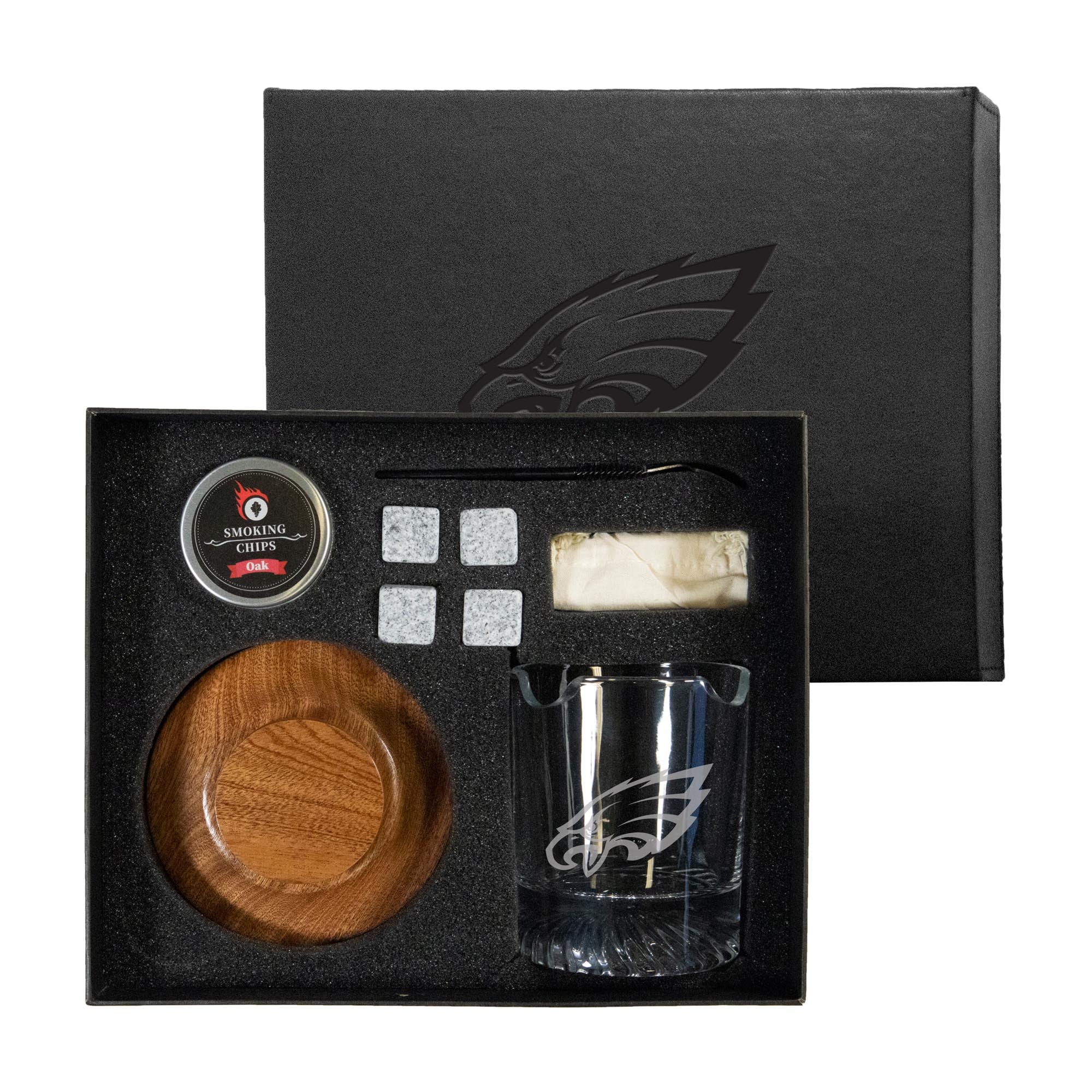 Philadelphia Eagles Nine-Piece Whiskey Smoke Set