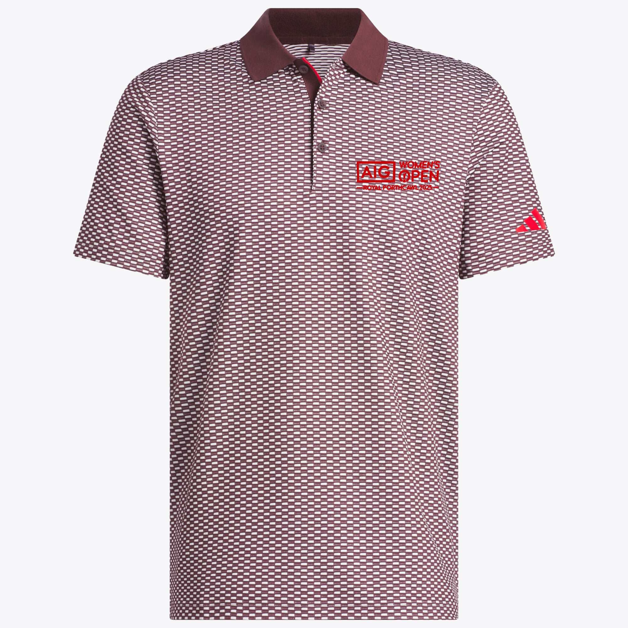 Polo AIG Women's Open adidas Textured - Rubino