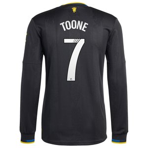 Troisième maillot Authentic Manchester United adidas WSL 2025-26 - Manches longues avec flocage Toone 7, vue 4