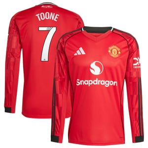 Maillot Domicile Manchester United adidas WSL 2025-26 - Manches longues avec flocage Toone 7, vue 2
