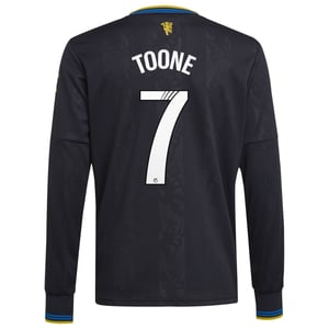 Troisième Maillot Manchester United adidas WSL 2025-26 - Manches longues - Enfants avec flocage Toone 7, vue 4