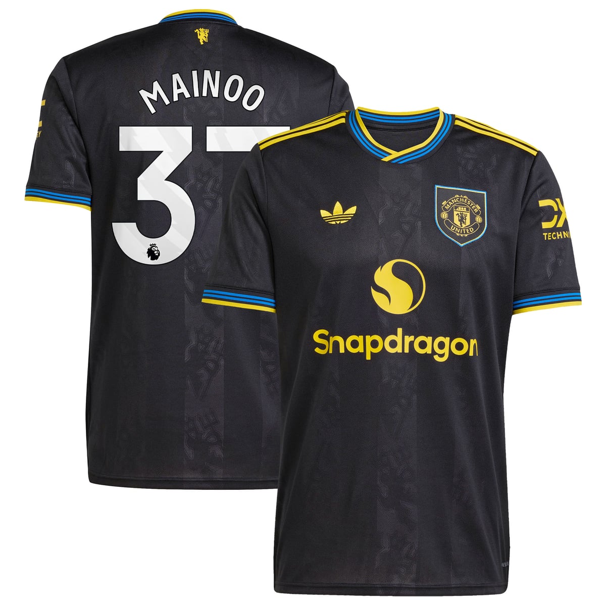 Maillot troisième tenue Manchester United adidas 2025-26 avec flocage Mainoo 37