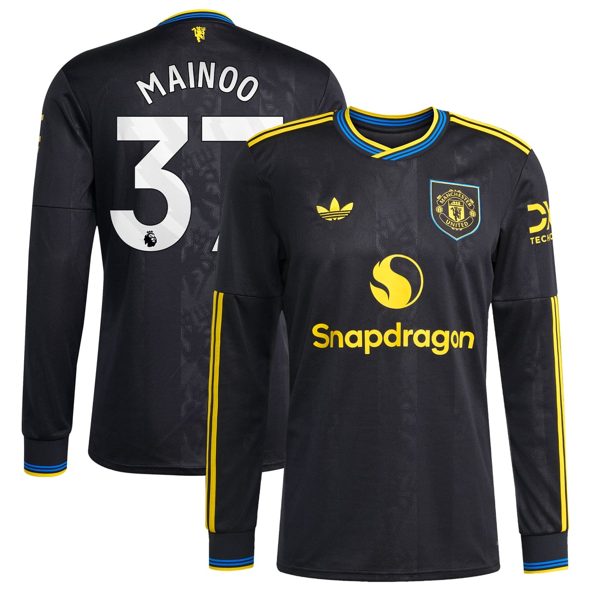 Maillot troisième tenue Manchester United adidas 2025-26 - Manches longues avec flocage Mainoo 37