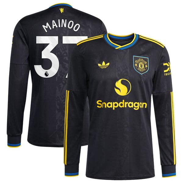 Maillot troisième tenue Manchester United adidas 2025-26 - Manches longues avec flocage Mainoo 37