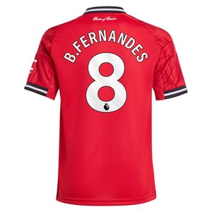 Maillot Domicile Manchester United adidas 2025-26 - Enfant avec flocage B. Fernandes 8, vue 4