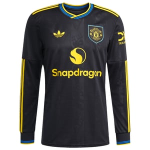 Maillot troisième tenue Manchester United adidas 2025-26 - Manches longues avec flocage B. Fernandes 8, vue 3