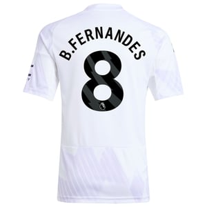 Maillot Extérieur de Manchester United adidas 2025-26 - Enfants avec flocage B. Fernandes 8, vue 4