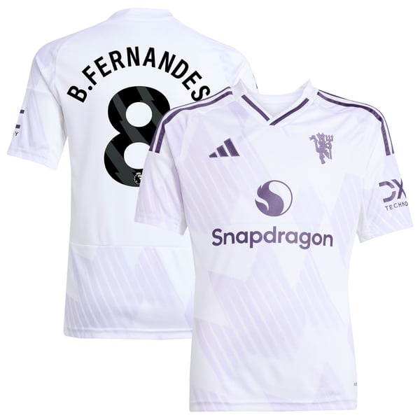 Maillot Extérieur de Manchester United adidas 2025-26 - Enfants avec flocage B. Fernandes 8