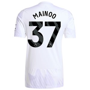 Maillot Extérieur de Manchester United adidas 2025-26 avec flocage Mainoo 37, vue 4