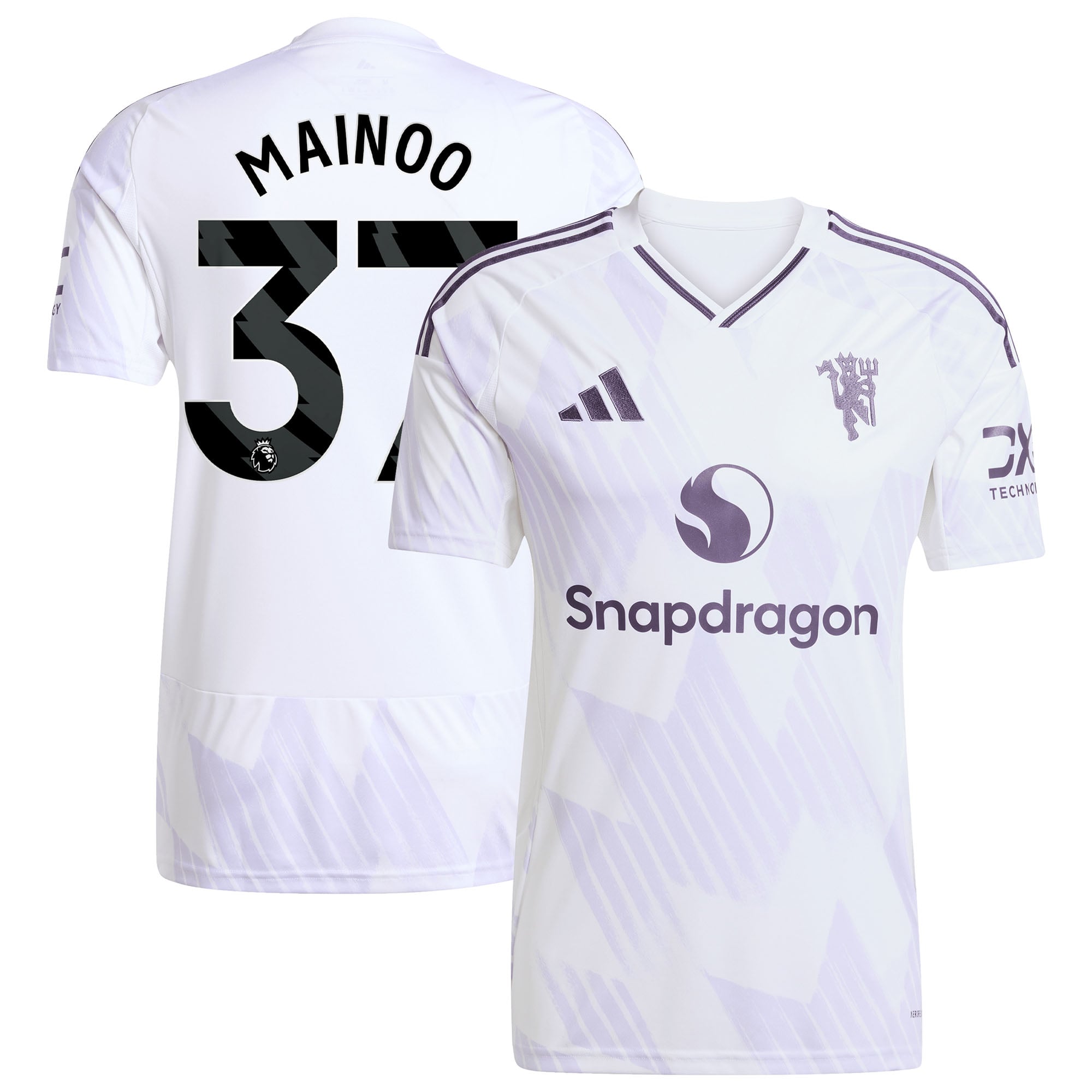 Maillot Extérieur de Manchester United adidas 2025-26 avec flocage Mainoo 37
