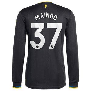 Maillot Troisième Manchester United adidas Authentic 2025-26 - Manches longues avec flocage Mainoo 37, vue 4