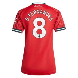 Maillot Domicile Manchester United adidas 2025-26 - Femme avec flocage B. Fernandes 8, vue 4