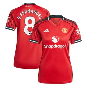 Maillot Domicile Manchester United adidas 2025-26 - Femme avec flocage B. Fernandes 8, vue 1