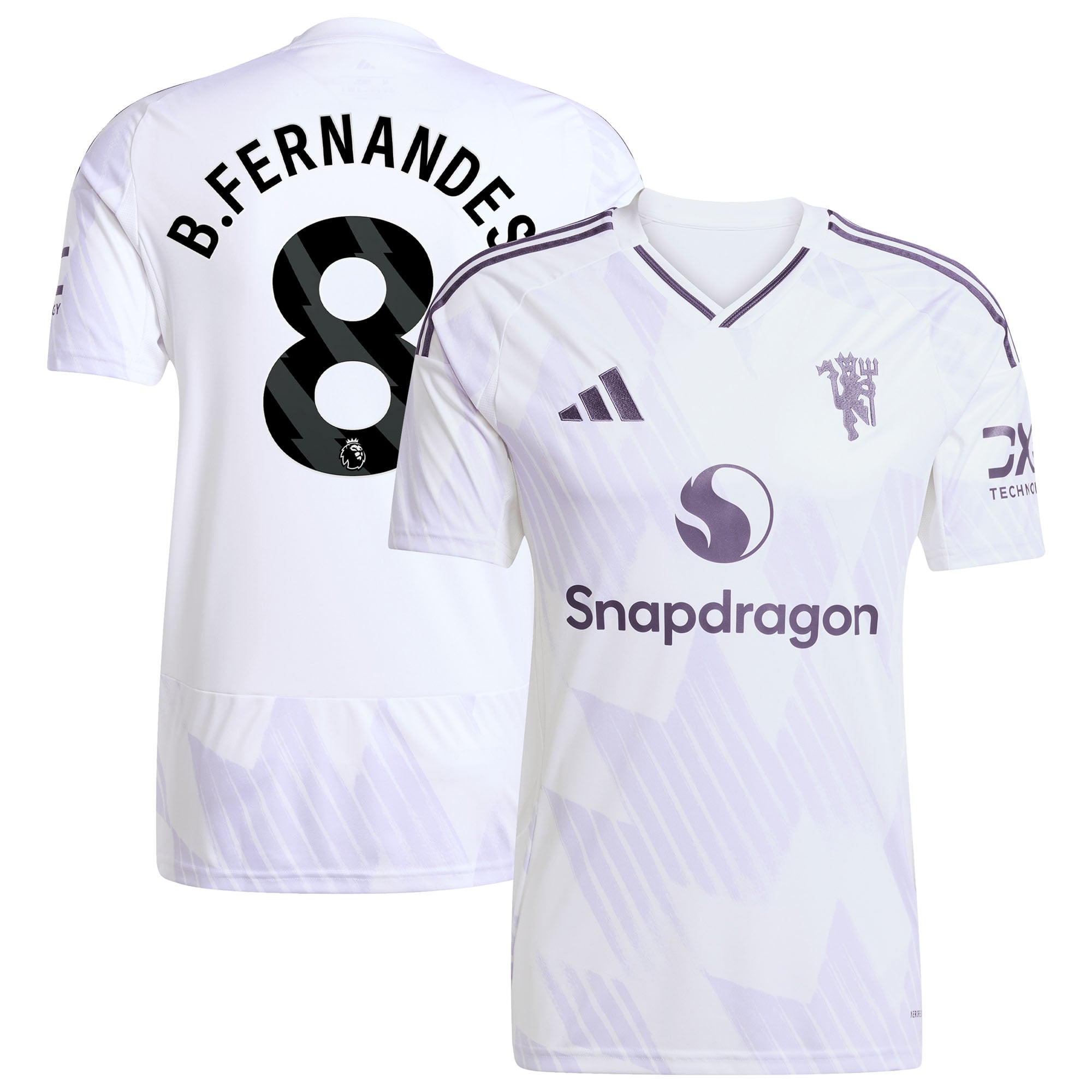 Maillot Extérieur de Manchester United adidas 2025-26 avec flocage B. Fernandes 8